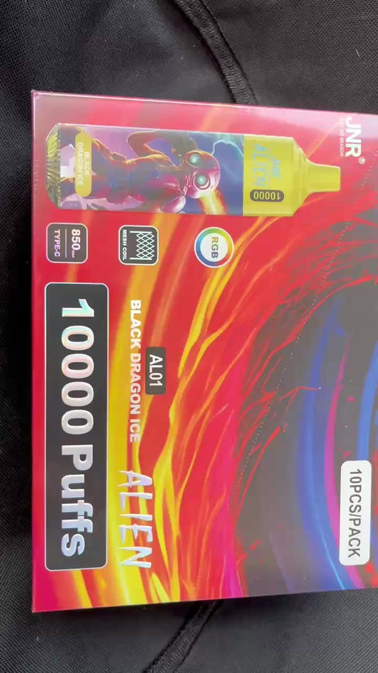box JNR Alien 10000 Puffs