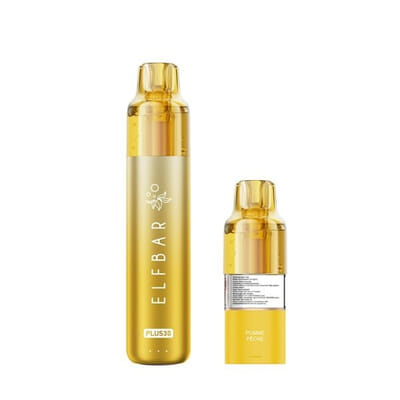 Kit Elfbar 30plus - Pomme pêche