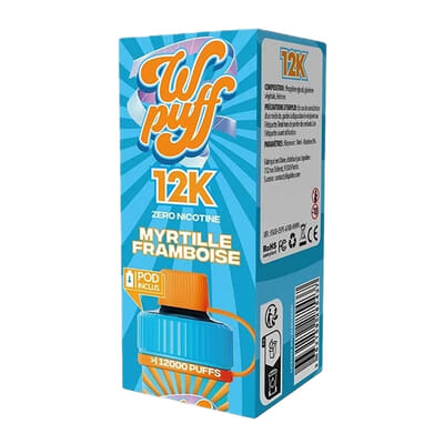Wpuff 12K Myrtille Framboise - Starter Kit