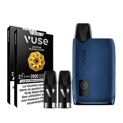 Pack Vuse Ultra - Bleu (Blend Doré)